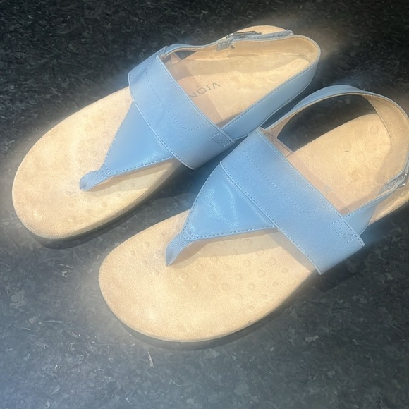 Women's Blue Vionic Sandals - Picture 5 of 8